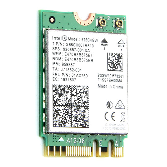 Intel Ngw M X Key A E Gigabit Vpro Ac Wifi Bluetooth Card