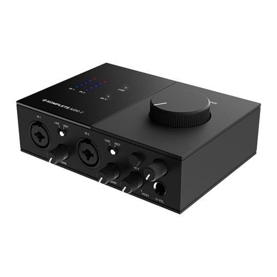 Native Instruments KOMPLETE AUDIO 2 USB Audio Interface, 24-bit/192kHz, VU Meter