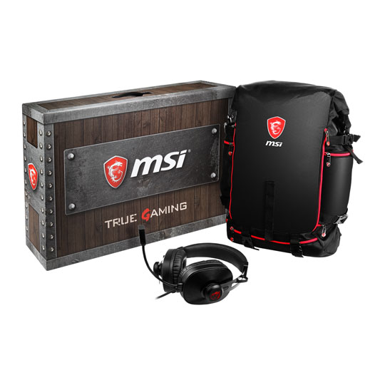 MSI GT Loot Box RTX Gaming Laptop Accessory Pack with Backpack+Headset ...