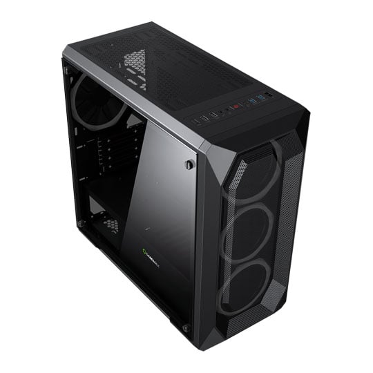 Gamemax Kamikaze Pro Argb Microatx Glass Side Panel Pc Gaming Case Ln Gmxkamikazepro