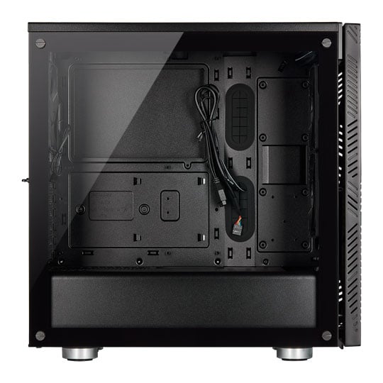 Corsair 275R Airflow Tempered Glass Black Mid Tower PC Gaming Case ...