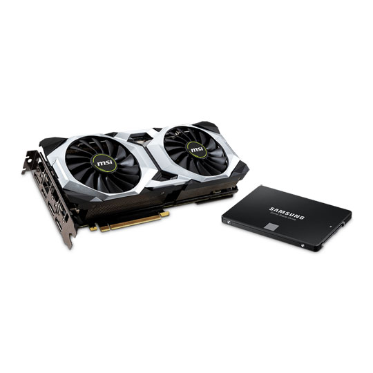 MSI GeForce RTX 2080 Ti VENTUS GP GPU & 500GB 2.5