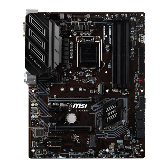 MSI Z390-A PRO Motherboard & i7 9700K Octa-Core CPU Bundle LN103517 | SCAN  UK