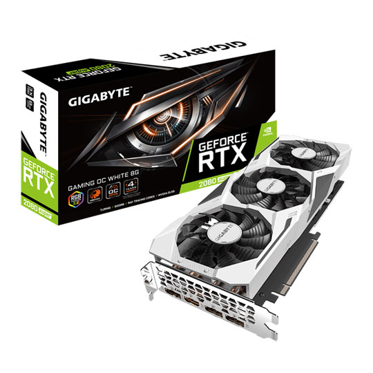 Gigabyte NVIDIA GeForce RTX 2080 SUPER GAMING OC White 8GB Turing Graphics  Card LN103579 - GV-N208SGAMINGOC WHITE-8GD | SCAN UK