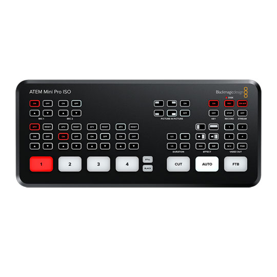 Blackmagic Design ATEM Mini Pro ISO Multi Camera Video Production