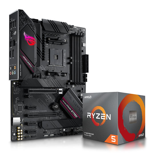 AMD Ryzen 5 3600 CPU & ASUS ROG STRIX B550-F GAMING Motherboard Bundle