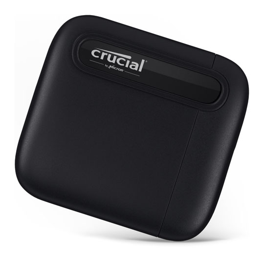 Crucial X6 1TB External Portable SSD Rugged USB-C/A - Black LN115375 ...