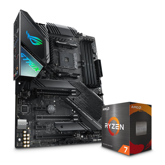 AMD Ryzen 7 5800X & ASUS ROG STRIX X570-F GAMING Bundle LN118388 -  100-100000063WOF | SCAN UK