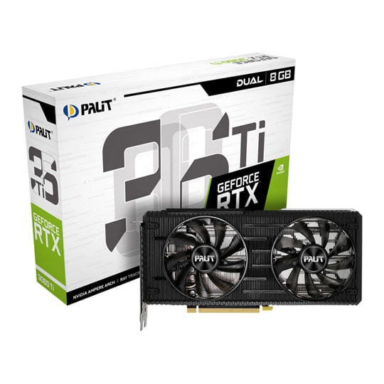 Palit NVIDIA GeForce RTX 3060 Ti DUAL V1 LHR Graphics Card LN119667 -  NE6306T019P2-190AD V1 | SCAN UK