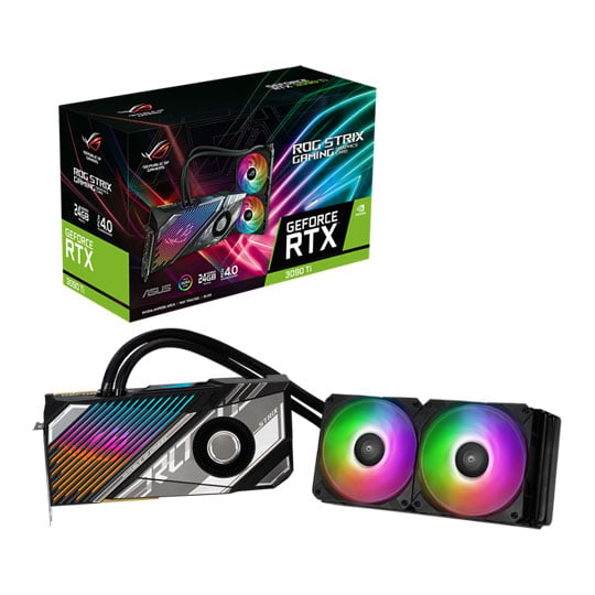 ASUS NVIDIA GeForce RTX 3090 Ti ROG Strix LC 24GB Ampere Graphics Card  LN125416 - ROG-STRIX-LC-RTX3090TI-24G-GAMING | SCAN UK