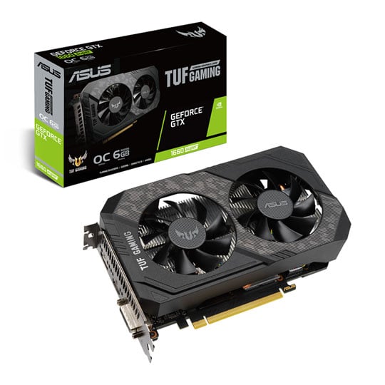 ASUS NVIDIA GeForce GTX 1660 SUPER 6GB TUF GAMING OC Turing Graphics Card  LN130276 - TUF-GTX1660S-O6G-GAMING | SCAN UK