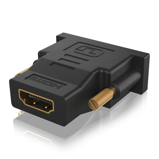 ICY BOX Dual Link DVI D To HDMI Adapter LN133579 IB AC552 SCAN UK