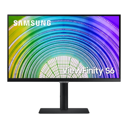 Samsung 27 ViewFinity S6 WQHD HDR10 FreeSync IPS Monitor USB C Height Tilt Pivot Swivel Adjustable LN134543 LS27A600UUUXXU SCAN UK