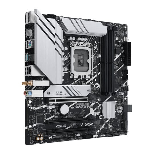 ASUS PRIME Intel B760M-A WIFI micro-ATX Motherboard LN135567 -  90MB1EL0-M1EAY0 | SCAN UK