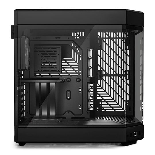 HYTE Y60 Black 3-Piece Tempered Glass Dual Chamber Mid-Tower ATX Case ...