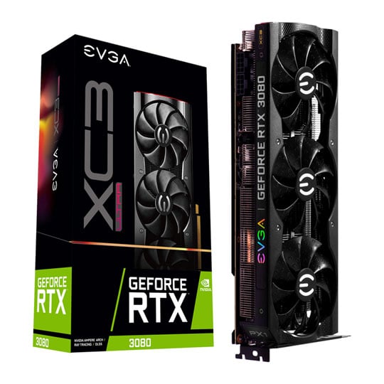 EVGA NVIDIA GeForce RTX 3080 XC3 Ultra Gaming 10GB GDDR6 Refurbished  Graphics Card