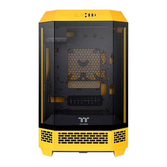 Thermaltake The Tower 300 Bumblebee Micro Tower Tempered Glass Open Box ...