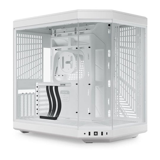 HYTE Y70 Snow White Mid-Tower Tempered Glass PC Gaming Case LN149965 ...